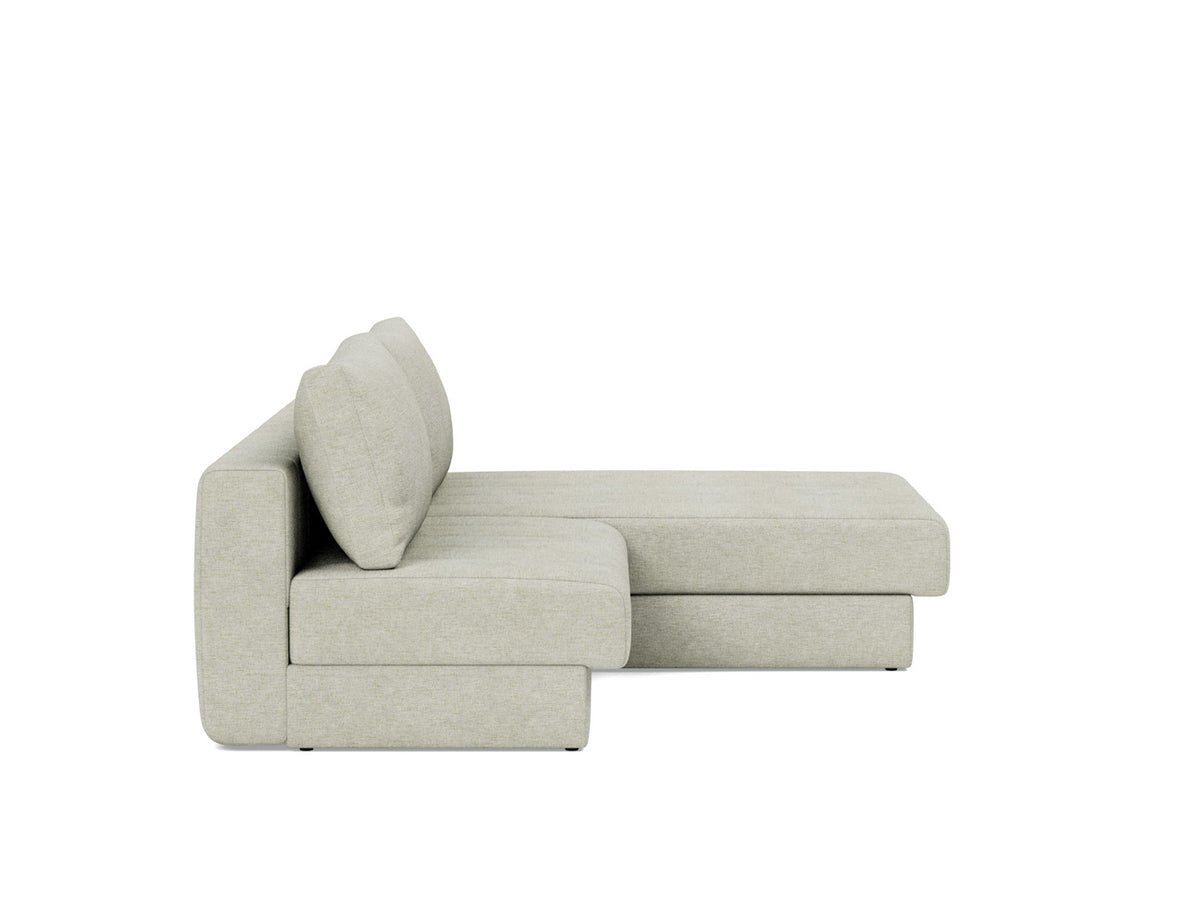 AKELLO Sofa Bed with Chaise, side view