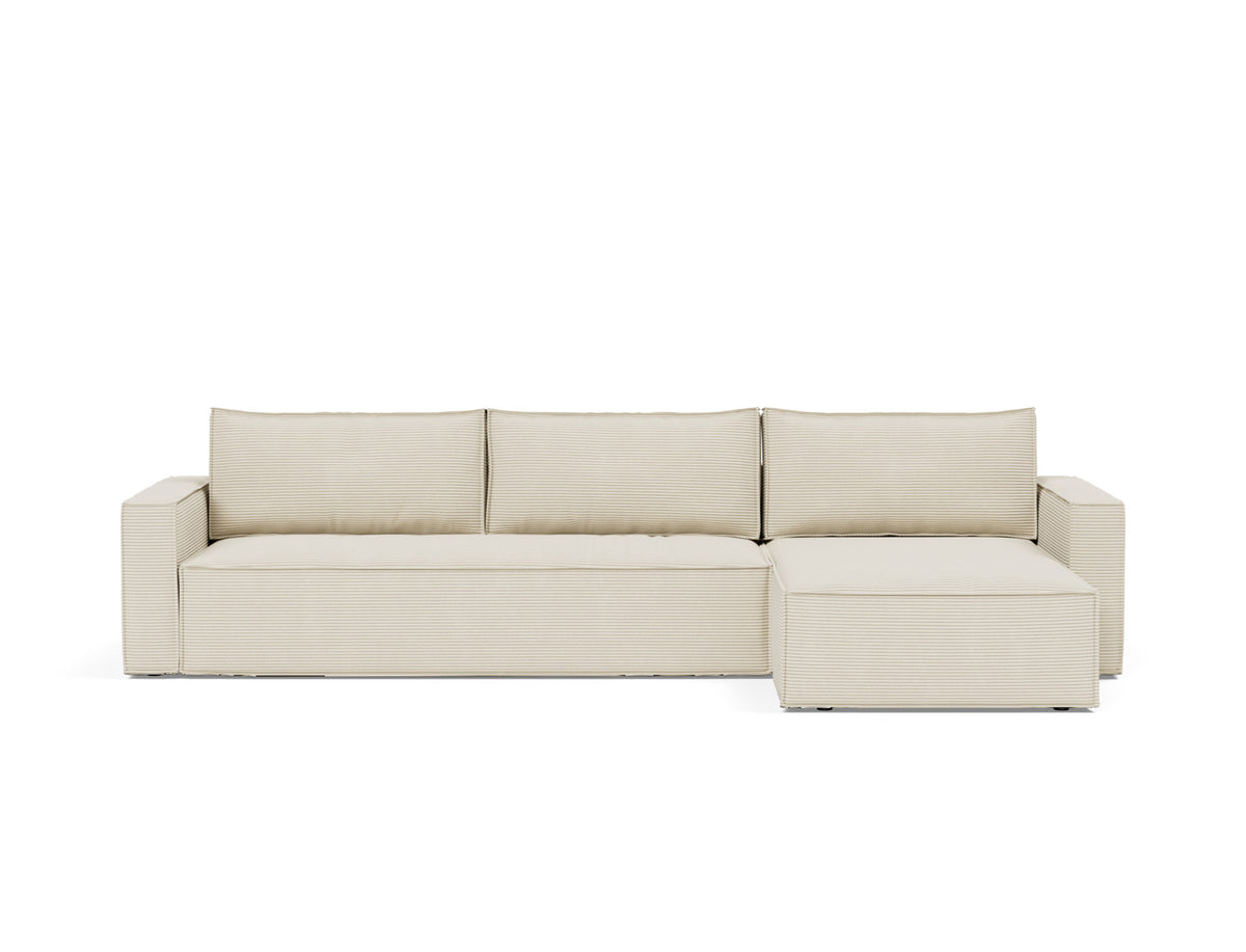 NEWILLA Sofa Bed with Chaise 145x300CM