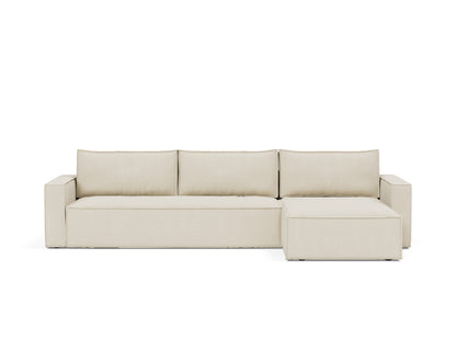 NEWILLA Sofa Bed with Chaise 145x300CM
