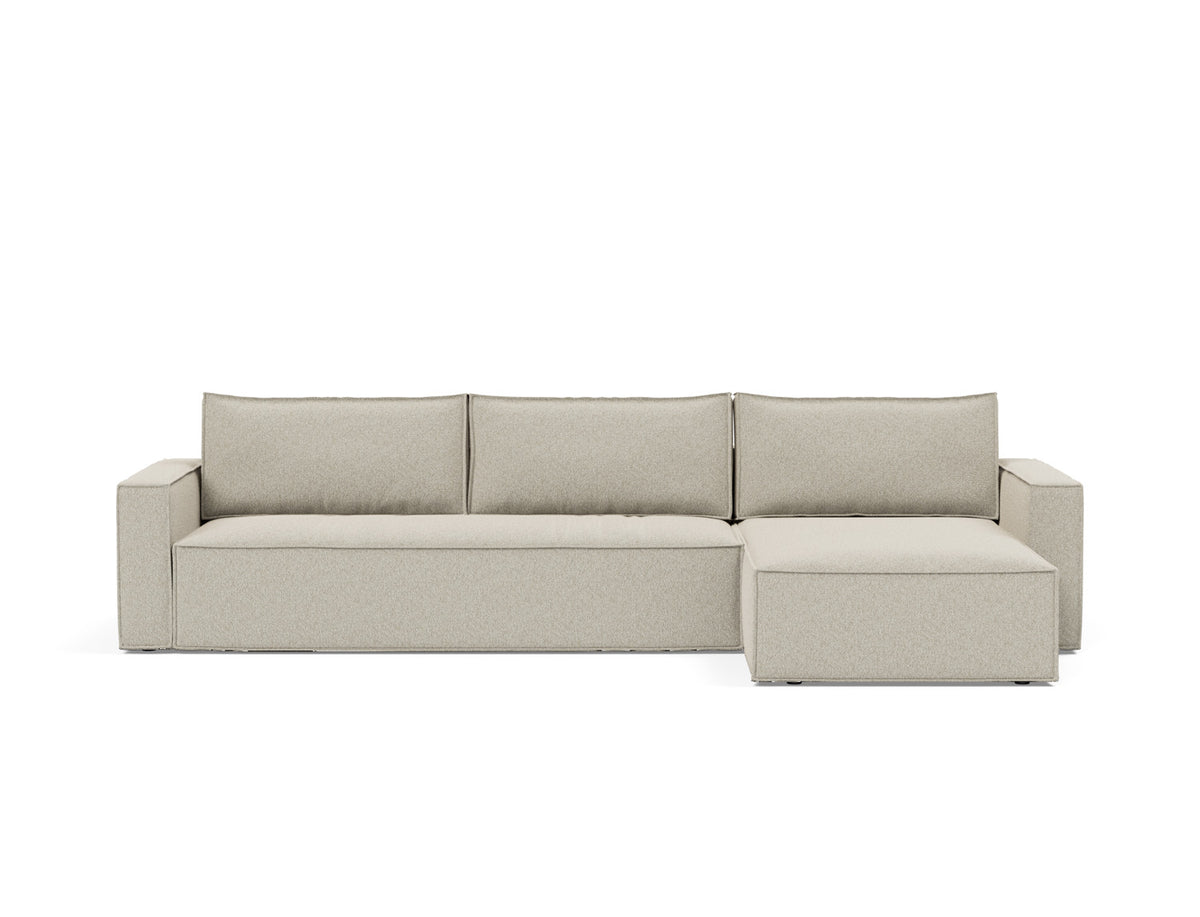 NEWILLA Sofa Bed with Chaise 145x300CM