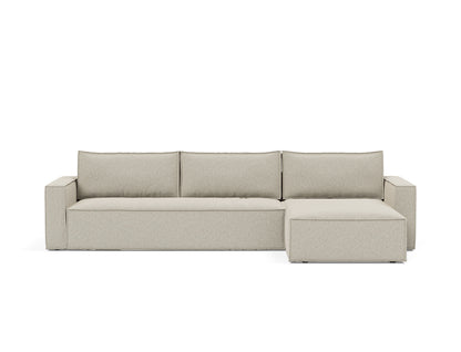 NEWILLA Sofa Bed with Chaise 145x300CM
