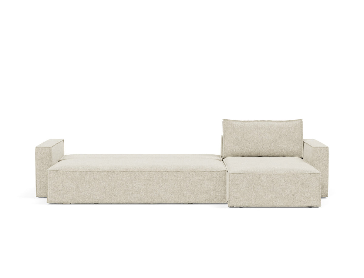NEWILLA Sofa Bed with Chaise, bed position