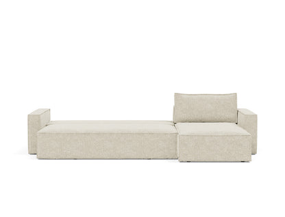 NEWILLA Sofa Bed with Chaise, bed position