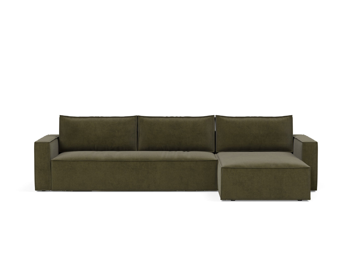 NEWILLA Sofa Bed with Chaise 145x300CM