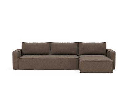 NEWILLA Sofa Bed with Chaise 145x300CM