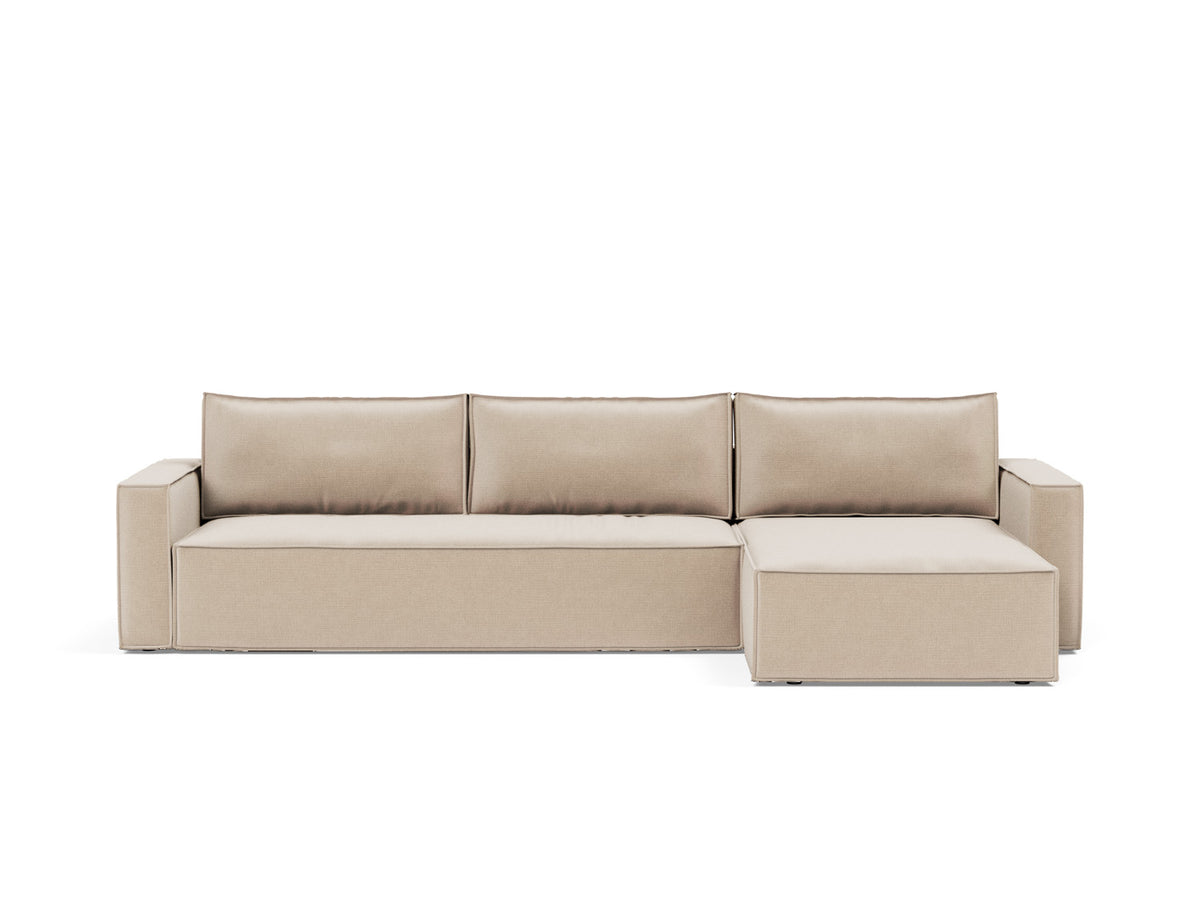 NEWILLA Sofa Bed with Chaise 145x300CM
