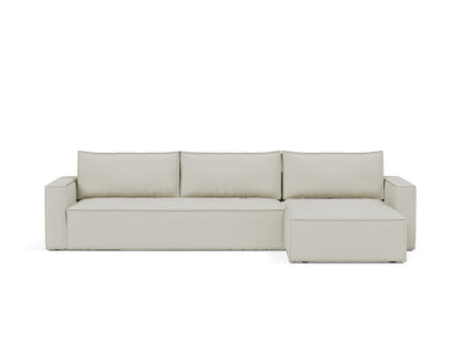 NEWILLA Sofa Bed with Chaise 145x300CM
