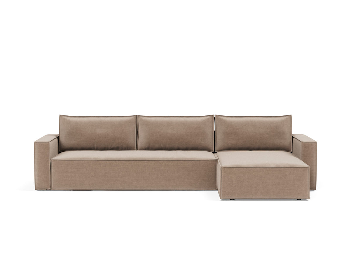 NEWILLA Sofa Bed with Chaise 145x300CM