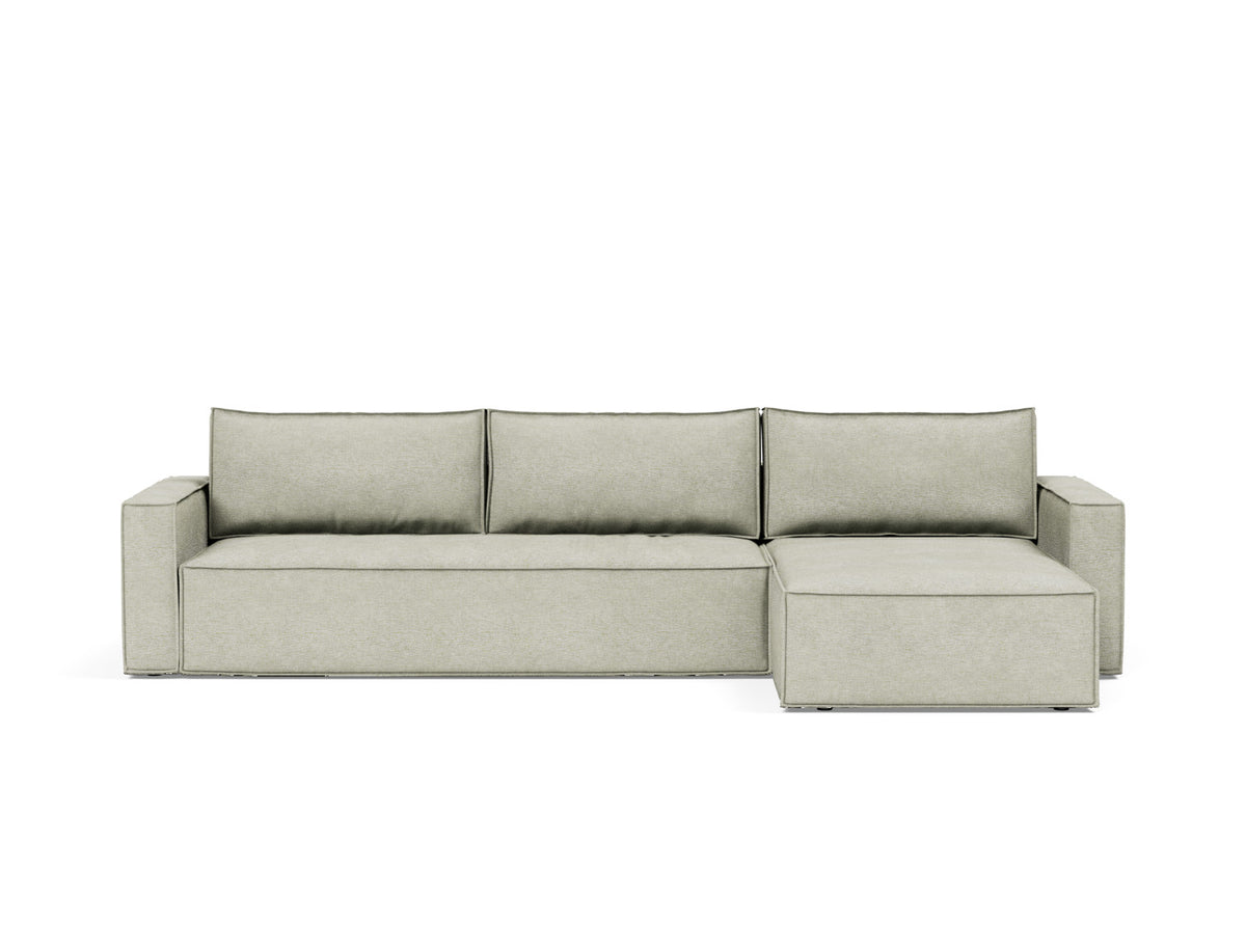 NEWILLA Sofa Bed with Chaise 145x300CM