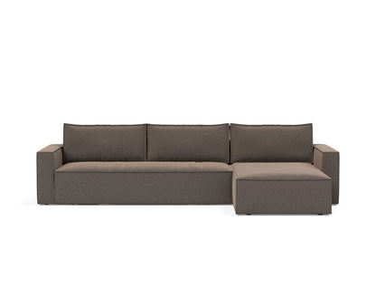 NEWILLA Sofa Bed with Chaise 145x300CM