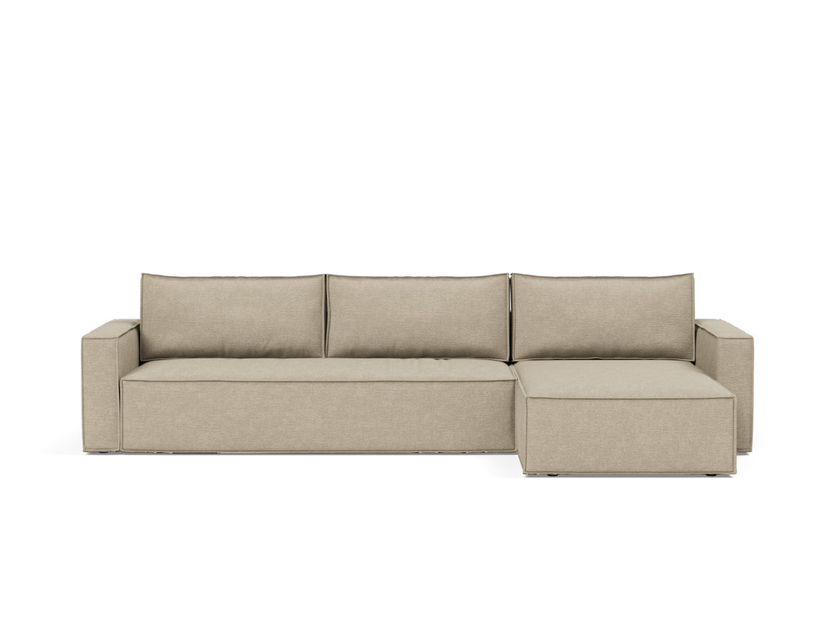 NEWILLA Sofa Bed with Chaise 145x300CM