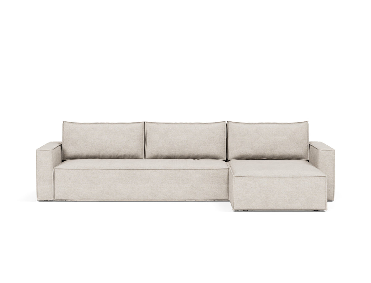 NEWILLA Sofa Bed with Chaise 145x300CM