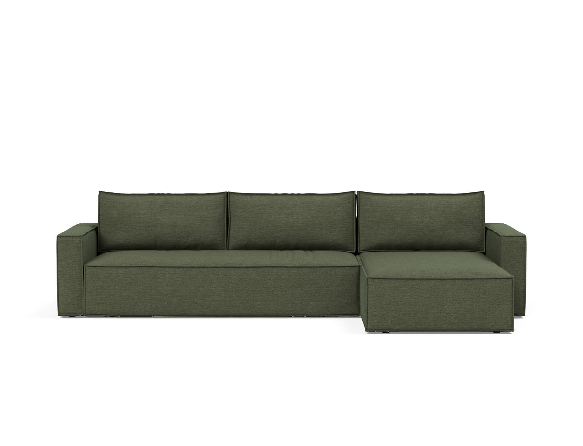 NEWILLA Sofa Bed with Chaise 145x300CM