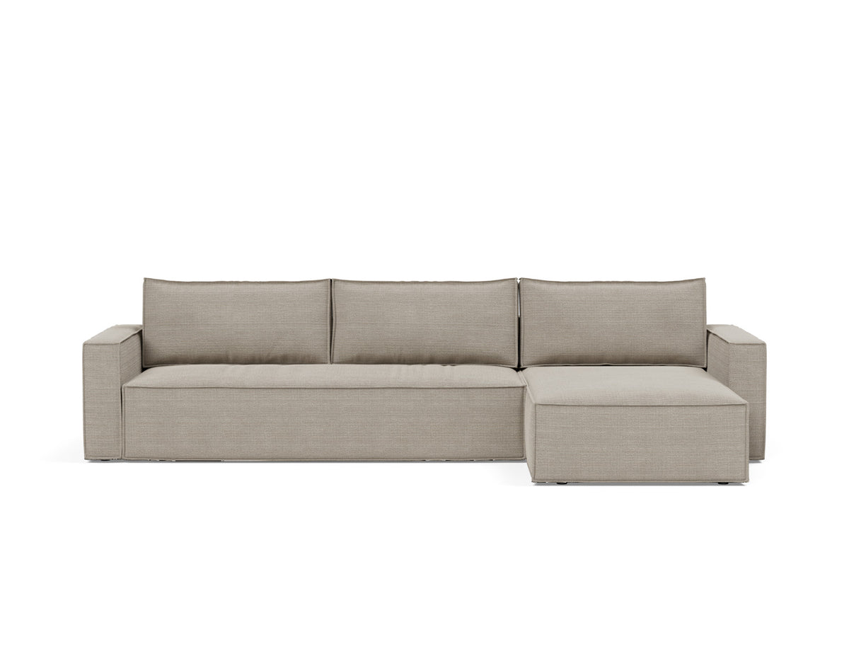 NEWILLA Sofa Bed with Chaise 145x300CM