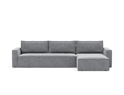 NEWILLA Sofa Bed with Chaise 145x300CM