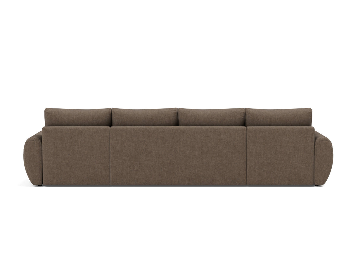 NORUM U-Shape Sofa Bed Curve Arms, back view