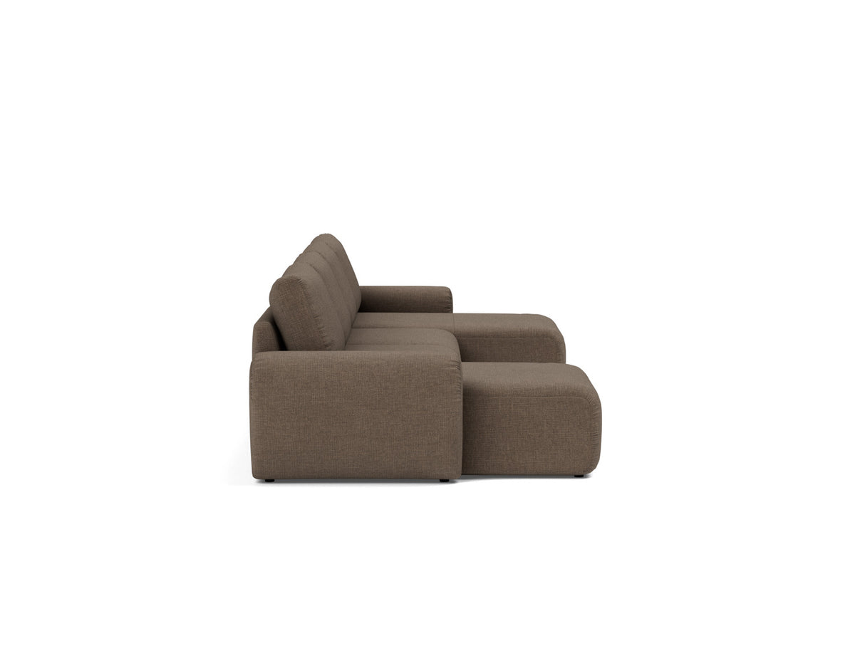 NORUM U-Shape Sofa Bed Curve Arms, side view