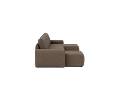 NORUM U-Shape Sofa Bed Curve Arms, side view