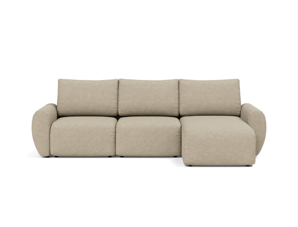 NORUM Sofa Bed with Chaise Curve Arms 150x240CM