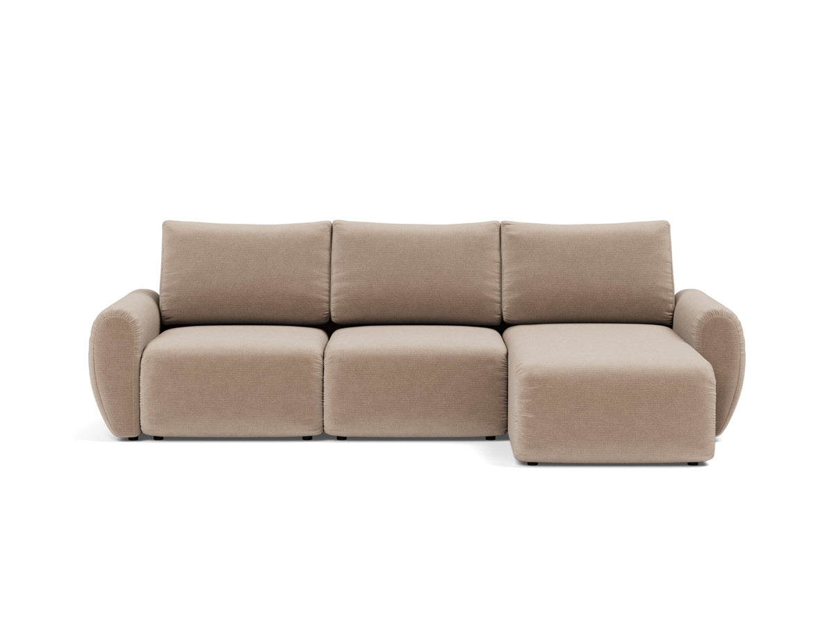 NORUM Sofa Bed with Chaise Curve Arms 150x240CM