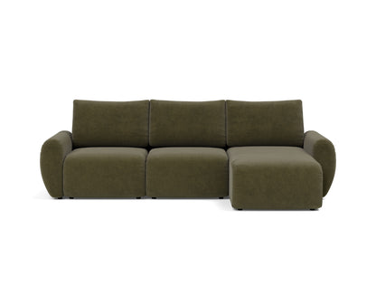 NORUM Sofa Bed with Chaise Curve Arms 150x240CM