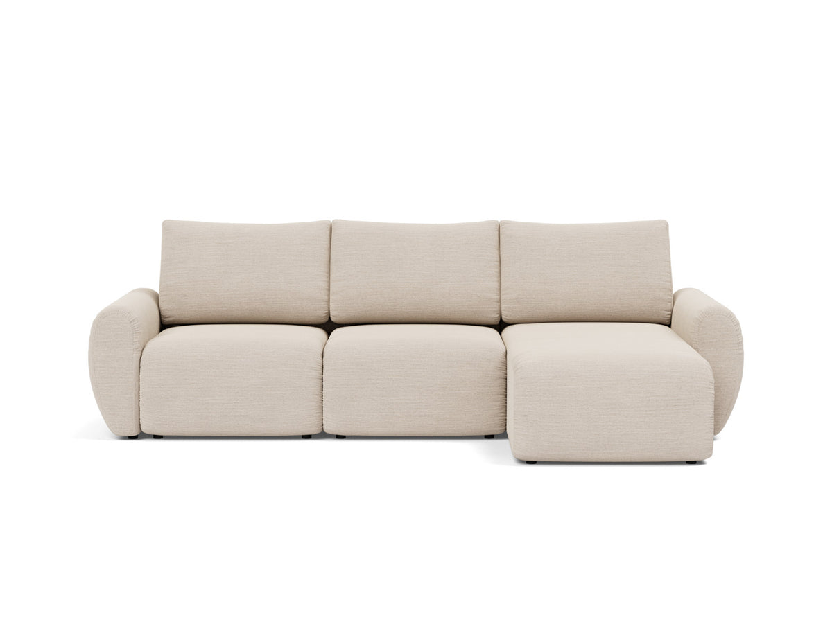 NORUM Sofa Bed with Chaise Curve Arms 150x240CM