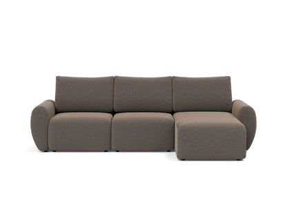 NORUM Sofa Bed with Chaise Curve Arms 150x240CM