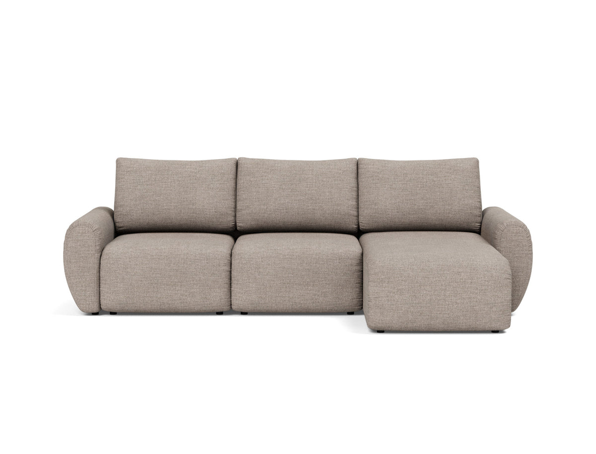 NORUM Sofa Bed with Chaise Curve Arms 150x240CM