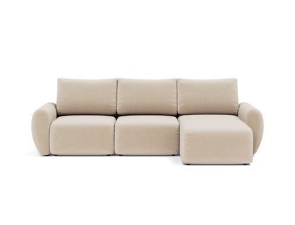 NORUM Sofa Bed with Chaise Curve Arms 150x240CM