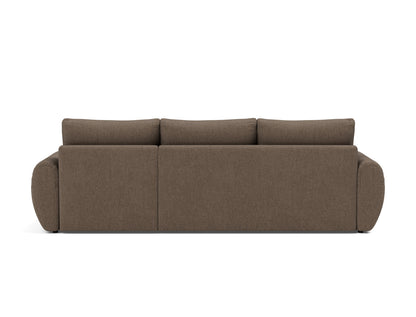 NORUM Sofa Bed with Chaise Curve Arms, back view