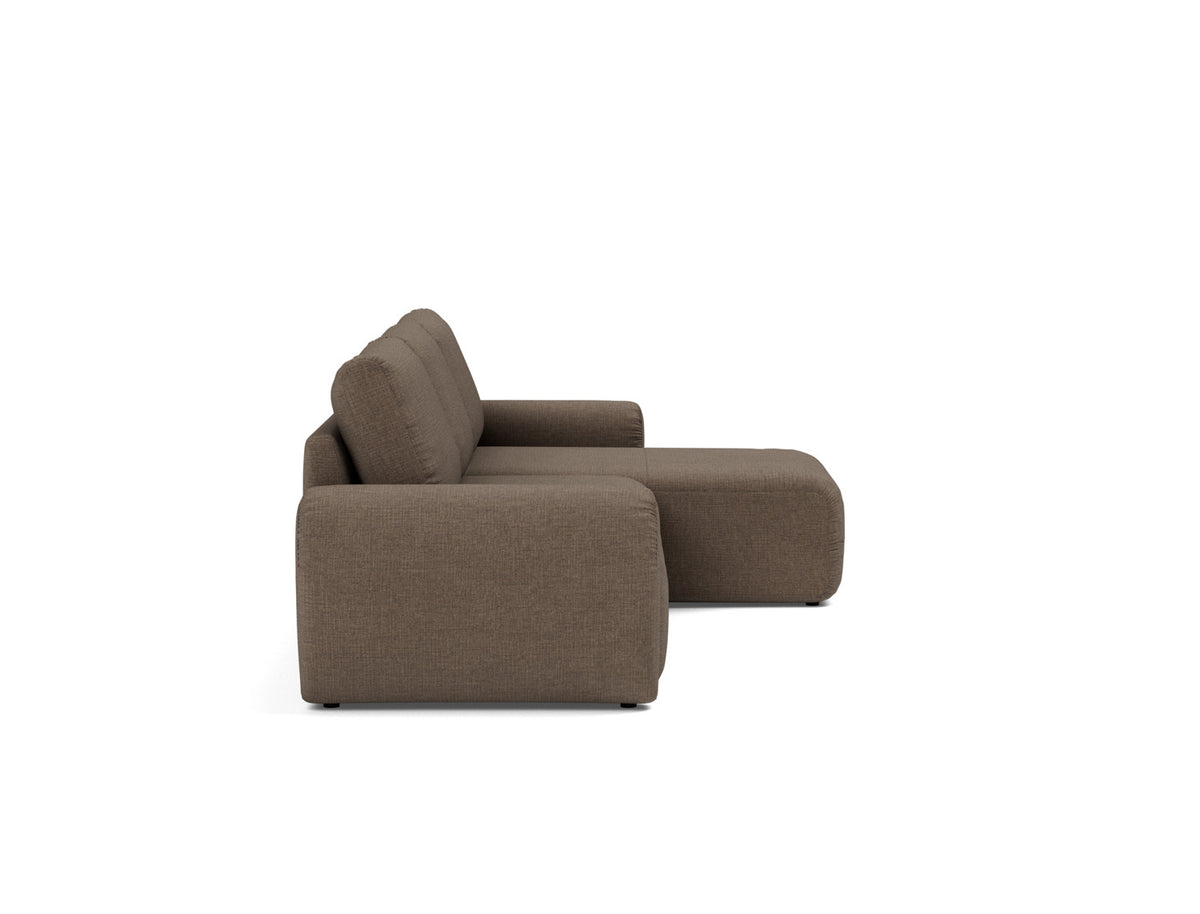 NORUM Sofa Bed with Chaise Curve Arms, side view