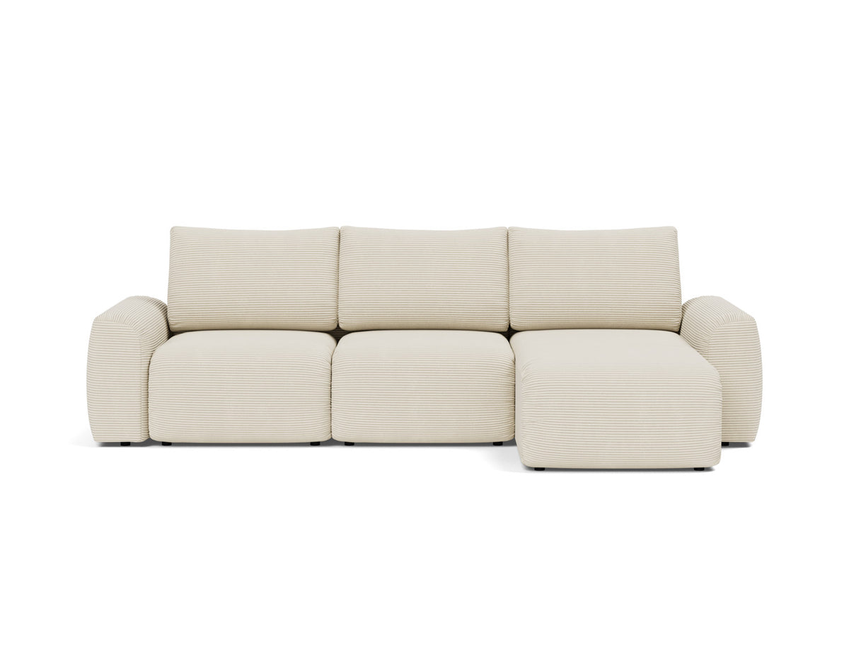 NORUM Sofa Bed with Chaise Chunky Arms 150x240CM
