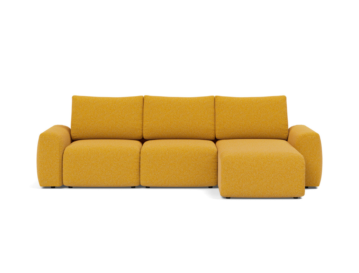NORUM Sofa Bed with Chaise Chunky Arms 150x240CM