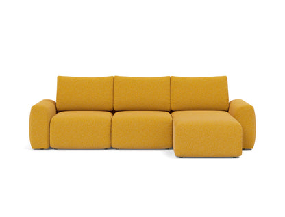NORUM Sofa Bed with Chaise Chunky Arms 150x240CM