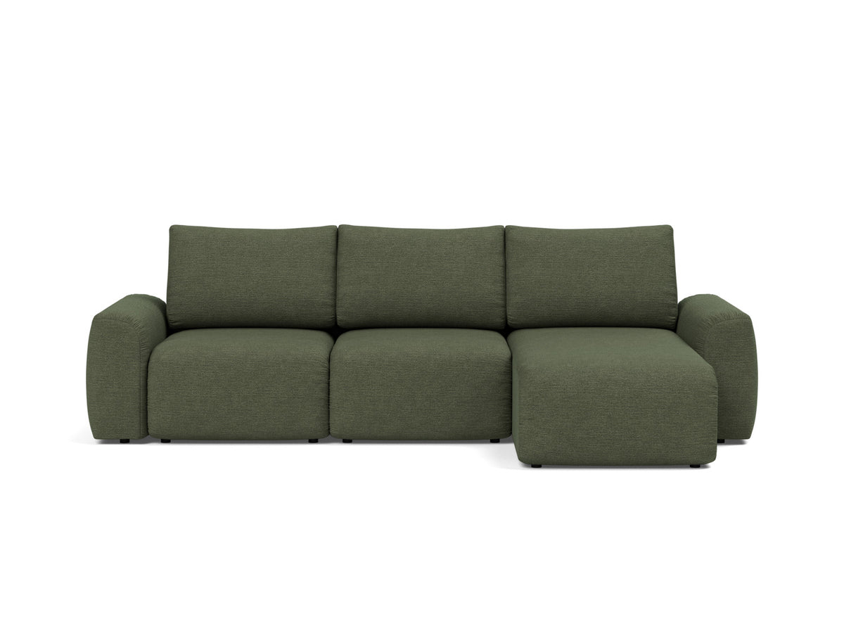 NORUM Sofa Bed with Chaise Chunky Arms 150x240CM