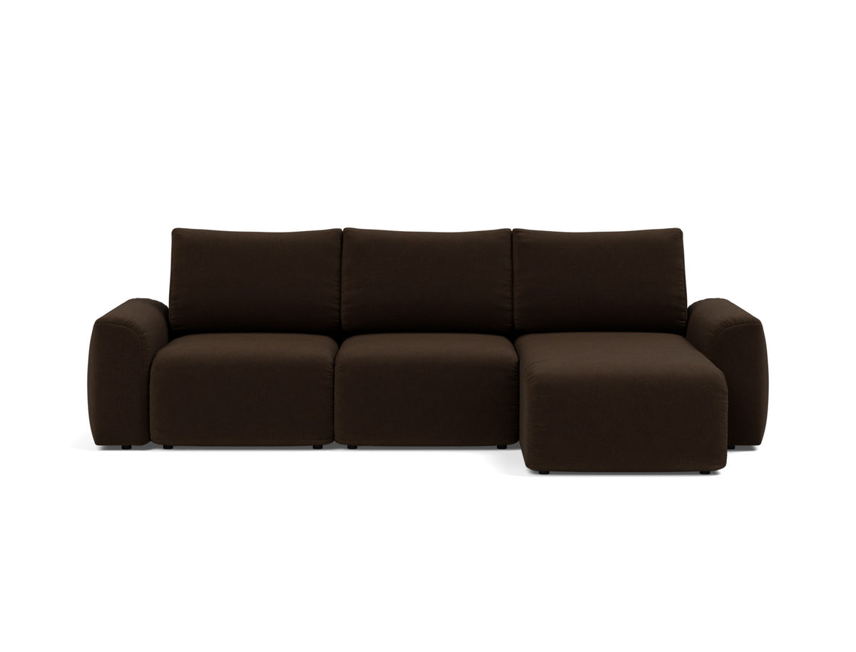 NORUM Sofa Bed with Chaise Chunky Arms 150x240CM