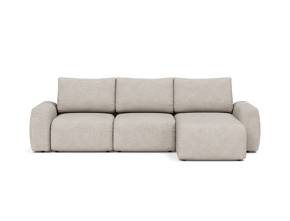 NORUM Sofa Bed with Chaise Chunky Arms 150x240CM