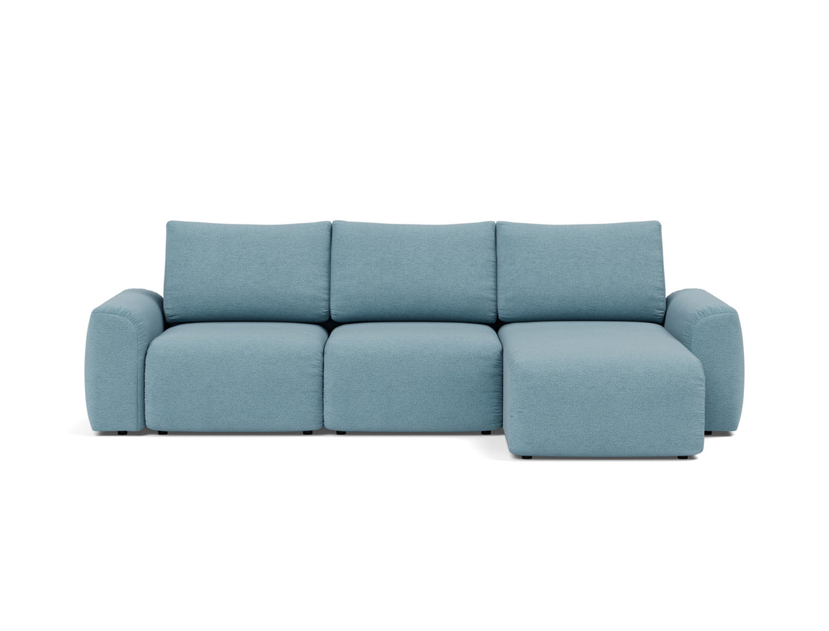 NORUM Sofa Bed with Chaise Chunky Arms 150x240CM