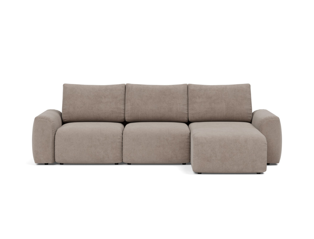 NORUM Sofa Bed with Chaise Chunky Arms 150x240CM