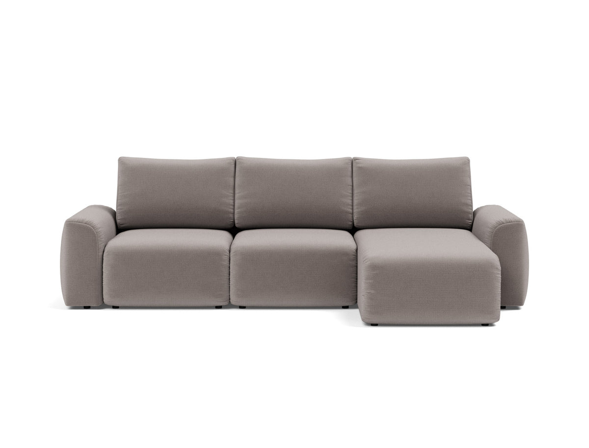 NORUM Sofa Bed with Chaise Chunky Arms 150x240CM