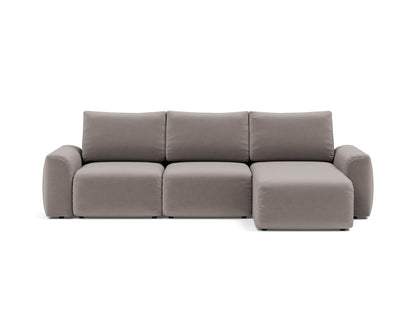 NORUM Sofa Bed with Chaise Chunky Arms 150x240CM