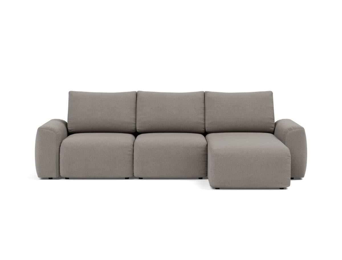 NORUM Sofa Bed with Chaise Chunky Arms 150x240CM