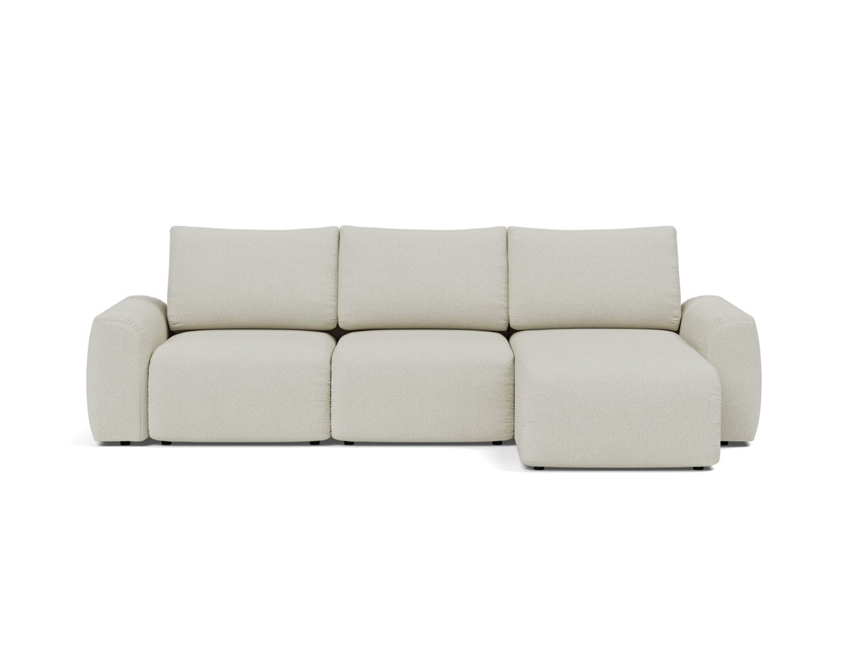 NORUM Sofa Bed with Chaise Chunky Arms 150x240CM
