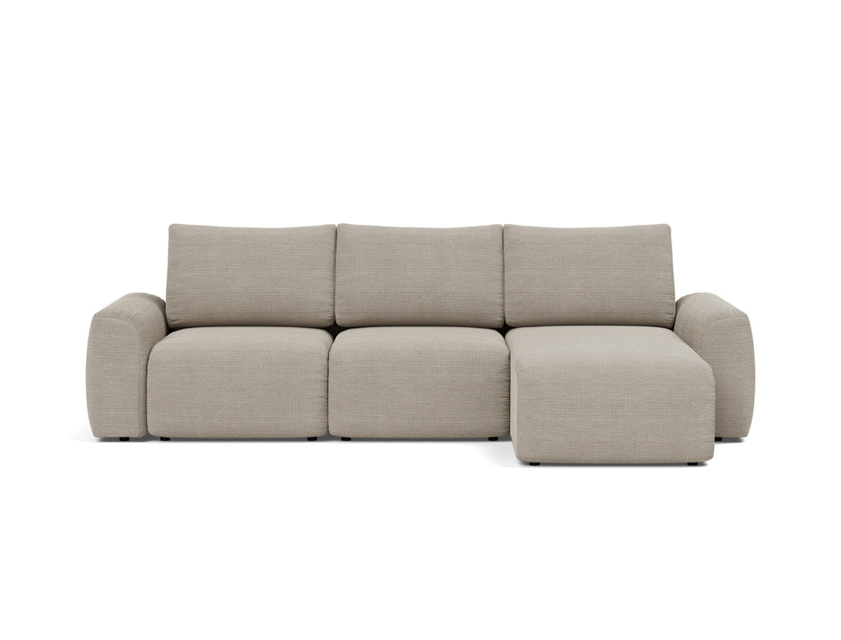 NORUM Sofa Bed with Chaise Chunky Arms 150x240CM