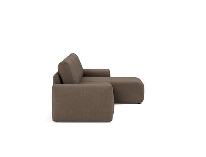 NORUM Sofa Bed with Chaise Chunky Arms, side view
