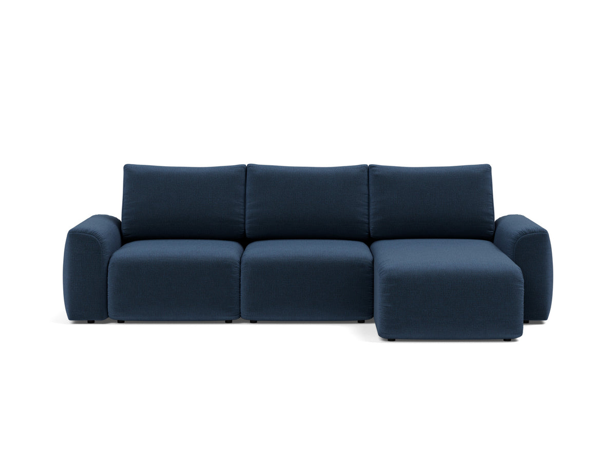 NORUM Sofa Bed with Chaise Chunky Arms 150x240CM