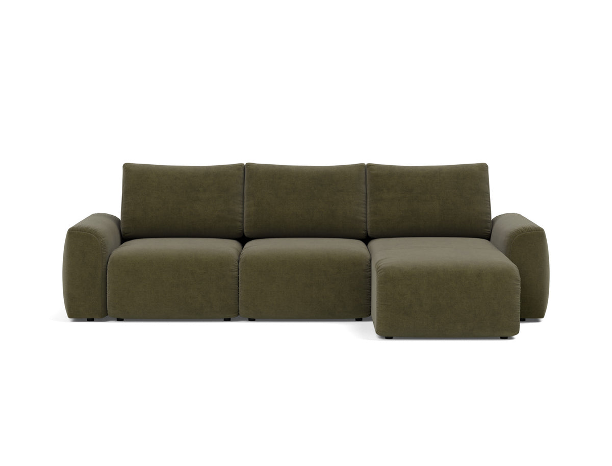 NORUM Sofa Bed with Chaise Chunky Arms 150x240CM