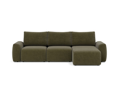 NORUM Sofa Bed with Chaise Chunky Arms 150x240CM