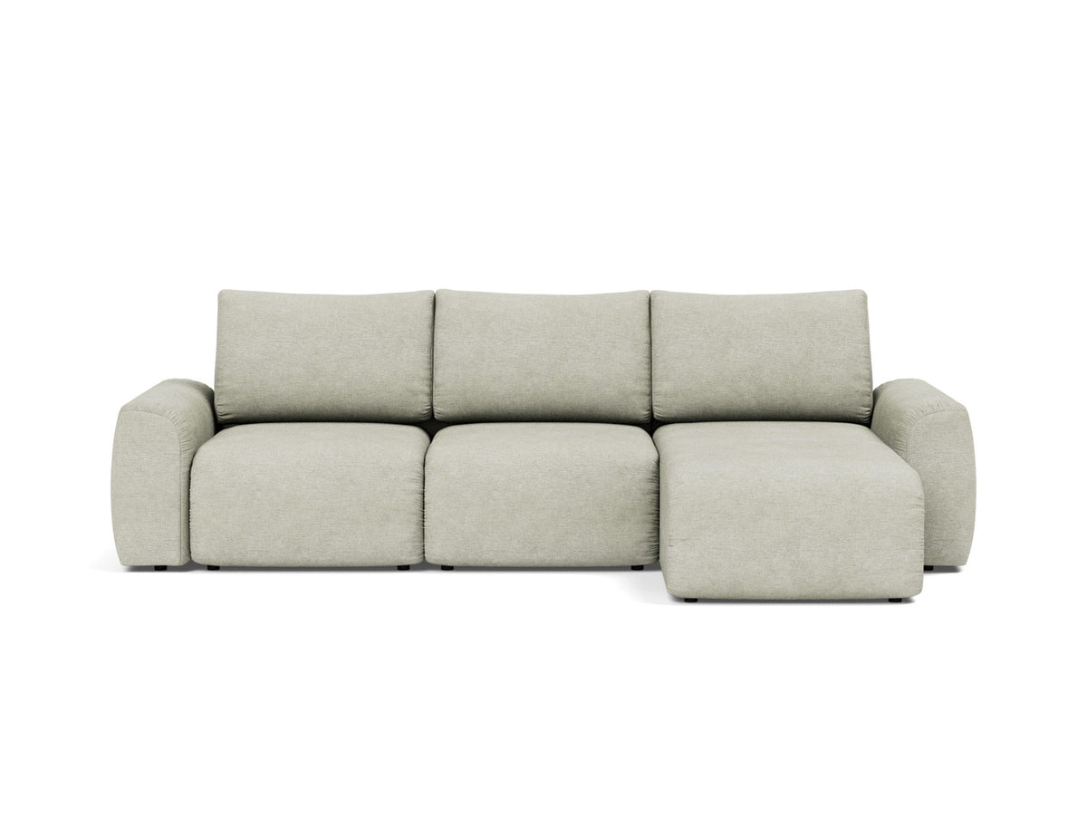 NORUM Sofa Bed with Chaise Chunky Arms 150x240CM