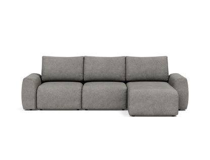 NORUM Sofa Bed with Chaise Chunky Arms 150x240CM